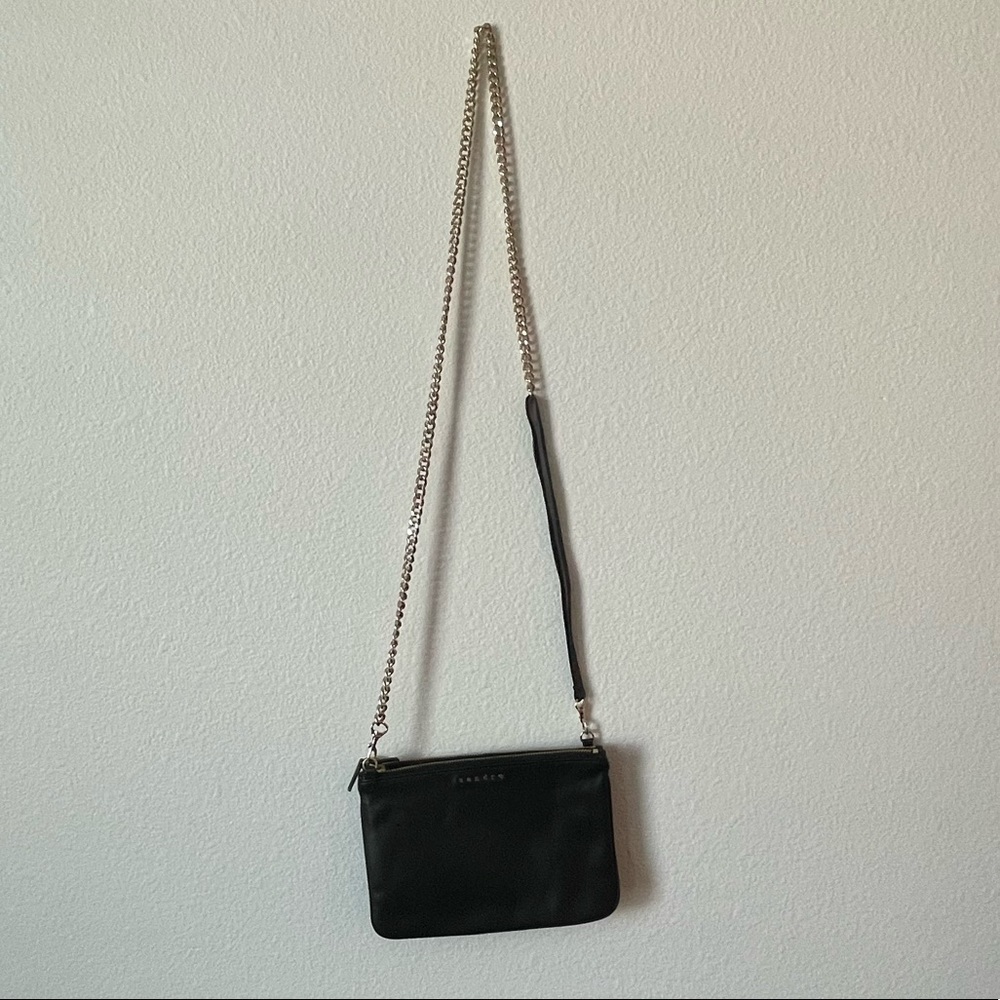 Crossbody two zippered bag